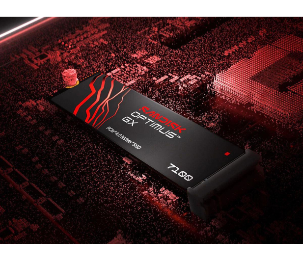 Sandisk 500GB M.2 PCie Gen4 NVMe Optimus GX 7100 - 1488688 - zdjęcie 4